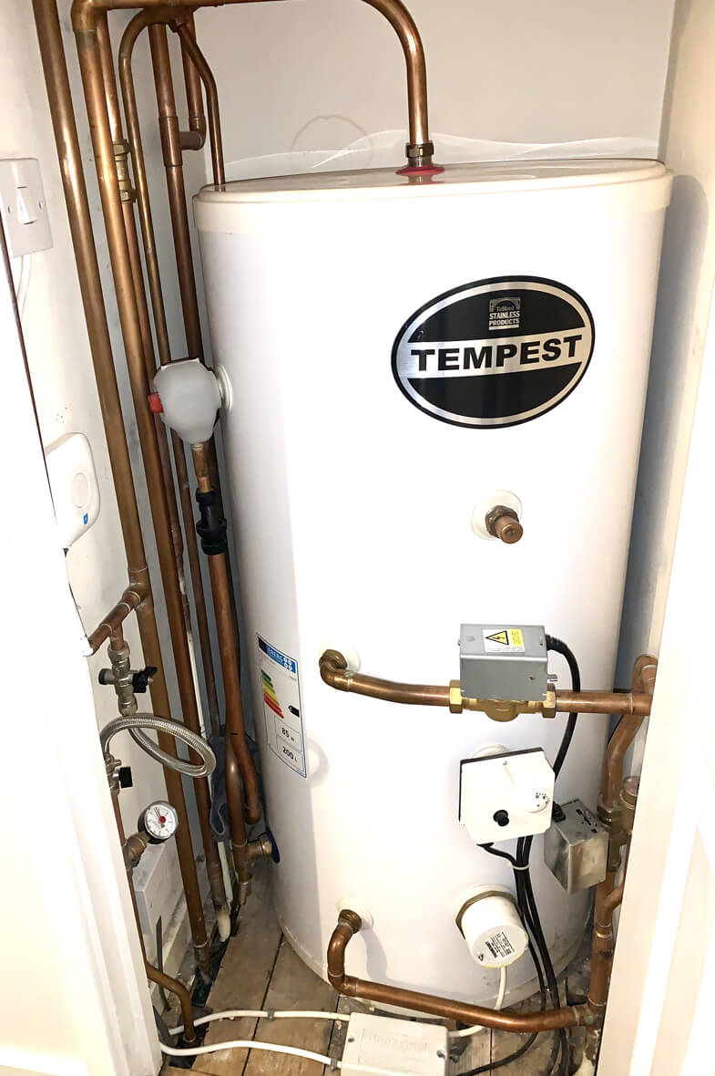 unvented cylinder replacement